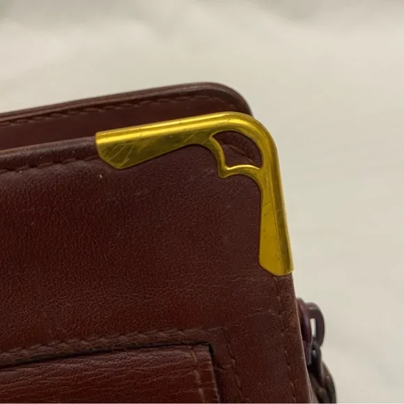 Cartier Bordeaux Leather Must de Cartier A5 Document Case Clutch Bag. - Picture 6 of 14